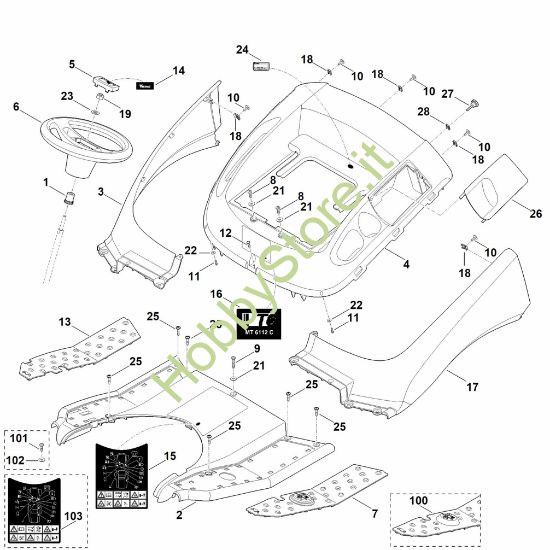 Picture of C - Mantello MT 6112.1 C