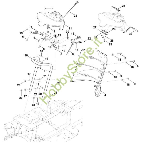 Picture of B - Pannello portacomandi MT 6112.1 ZL