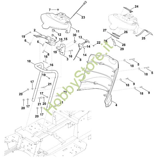 Picture of B - Pannello portacomandi MT 6127.1 ZL