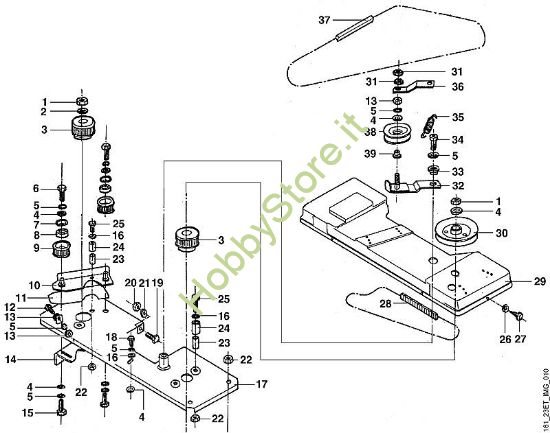 J - Apparato di taglio -2 MT MT 640 (1997) della marca Viking