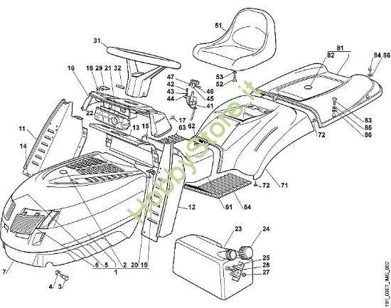 B - Carrozzeria , sedile MT MT 740 della marca Viking