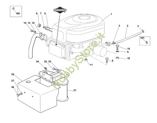 Picture of E - Motore MT 745