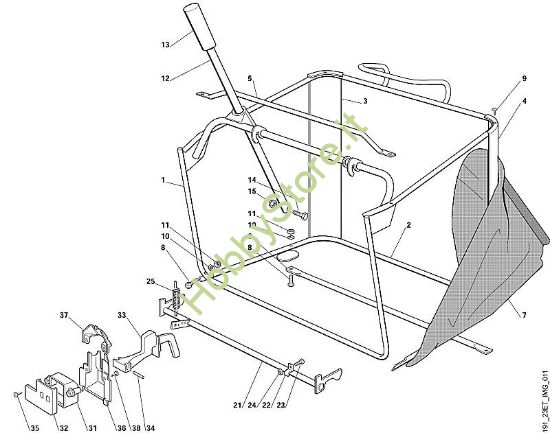 K - Cesto raccolta erba MT MT 780 della marca Viking