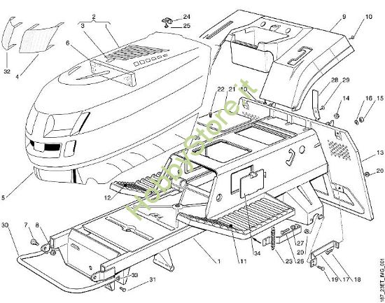 A - Telaio, carrozzeria MT MT 780 (1999) della marca Viking