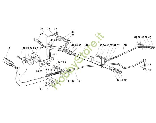 Picture of D - Freno e leva selettrice MT 785