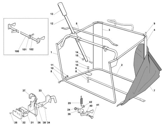 Picture of K - Cesto raccolta erba MT 785