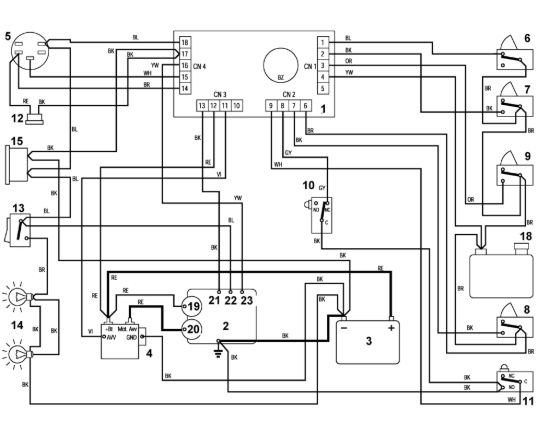 Picture of Q1 - Schema elettrico MT 785 S MT 785