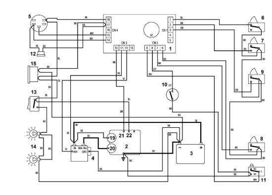 Picture of P1 - Schema elettrico MT 785 MT 785 S