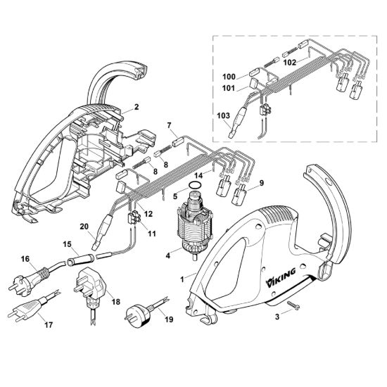 Picture of A - Corpo, Elettromotore HE 450