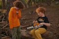 Felpa con cappuccio Orange Stihl Bambino
