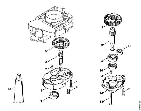 Riduttore BT 121 BT 121 brand Stihl