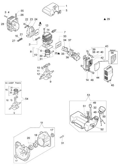 Picture of Motore 440 BP Decespugliatore