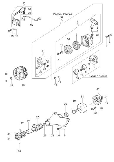 Picture of Avviamento e frizione SPARTA 38 S Decespugliatore