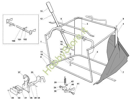 Picture of K - Cesto raccolta erba MT 785
