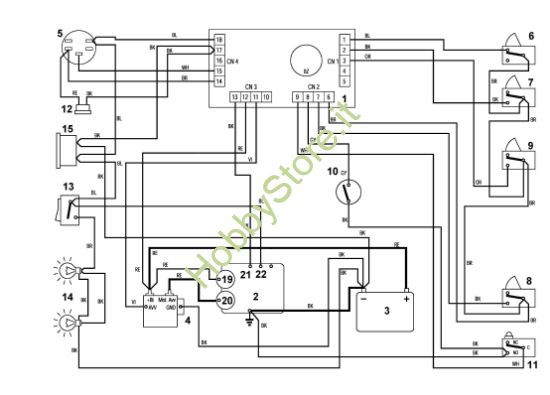 Picture of P1 - Schema elettrico MT 785 MT 785