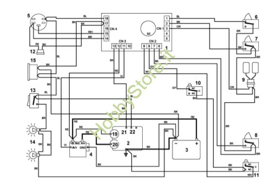 Picture of P2 - Schema elettrico MT 785 MT 785