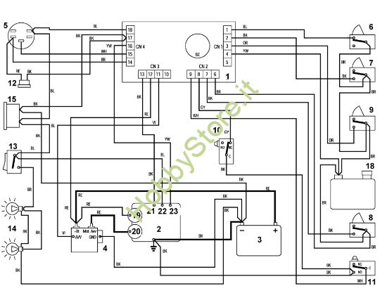 Picture of Q1 - Schema elettrico MT 785 S MT 785