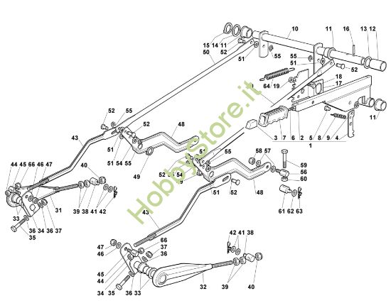 Picture of H - Sollevamento apparato di taglio MT 785 S