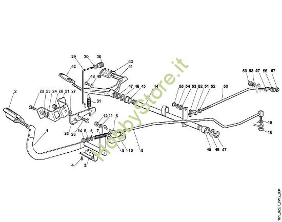 D - Freno e leva selettrice MT MT 790 della marca Viking