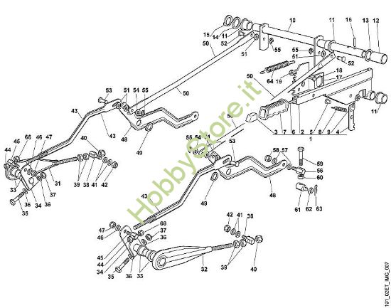 G - Sollevamento apparato di taglio MT MT 790 della marca Viking