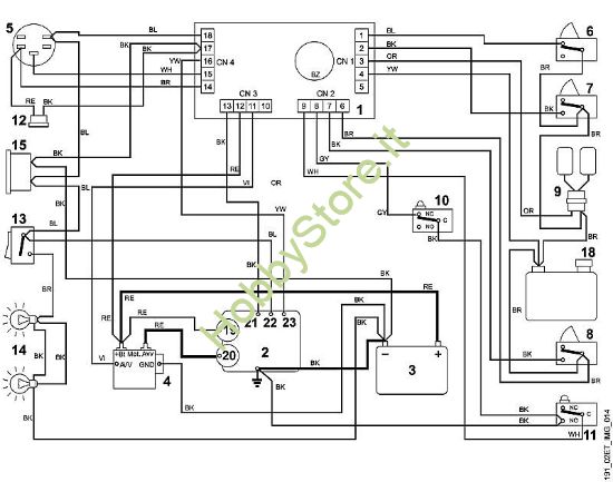 N - Schema elettrico MT MT 790 della marca Viking