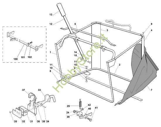 Picture of J - Cesto raccolta erba MT 795