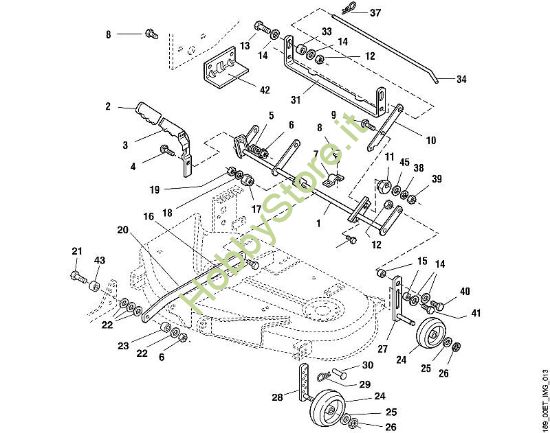 M - Sollevamento apparato di taglio MT MT 820 della marca Viking