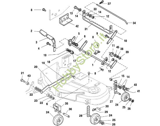 Picture of M - 38  - Sollevamento apparato di taglio MT 830