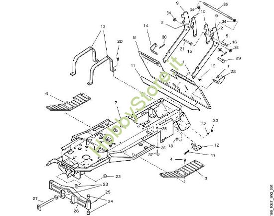 A - Telaio MT MT 880 della marca Viking