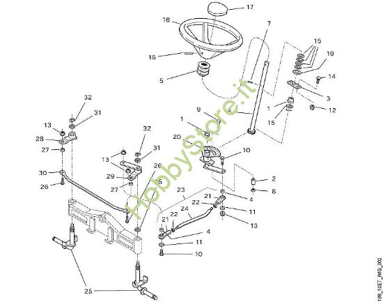 B - Sterzo MT MT 880 della marca Viking