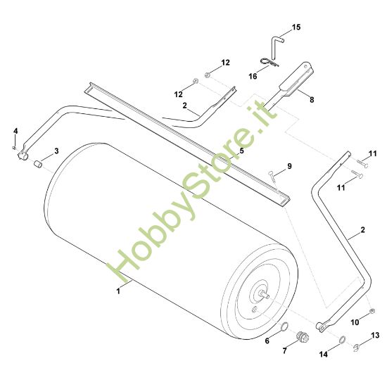 Picture of A - Rullo per spianare AGW 098