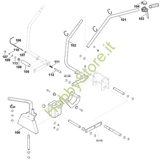 Picture of C1 - Triangolo di accoppiamento frontale, meccanico - 2 AKD 500