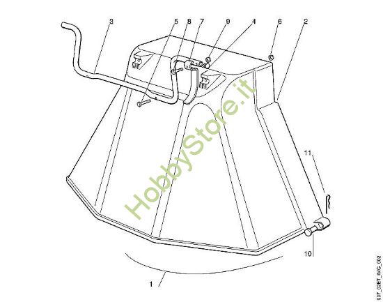 A - Deflettore Parti accessorie DPC 500 della marca Viking