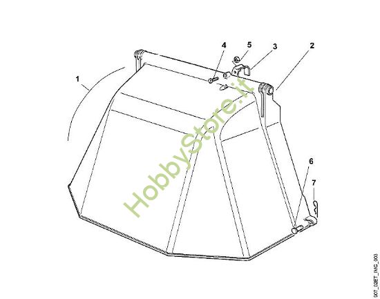 A - Deflettore Parti accessorie DPC 700 della marca Viking