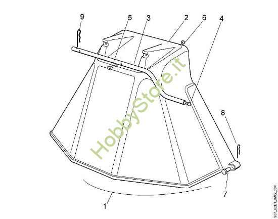A - Deflettore Parti accessorie DPC 780 della marca Viking