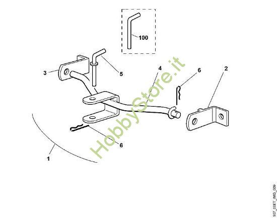 A - Dispositivo per rimorchio Parti accessorie RC 780 della marca Viking