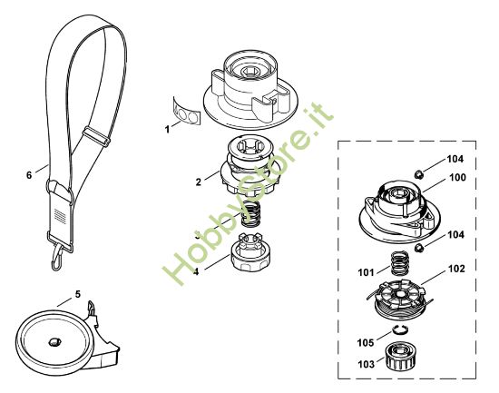 Picture of C - Testina falciante TE 600