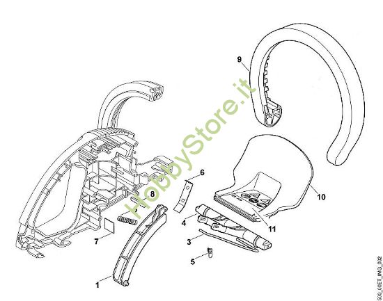 B - Elementi di comando HE HE 450 della marca Viking
