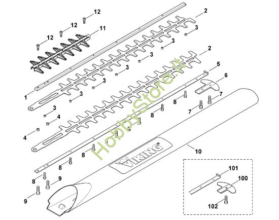 Picture of D - Sistema di taglio HE 815