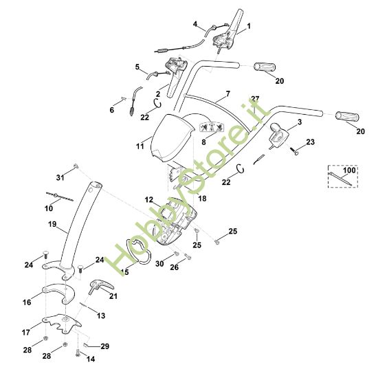 Picture of A - Manubrio HB 560.0