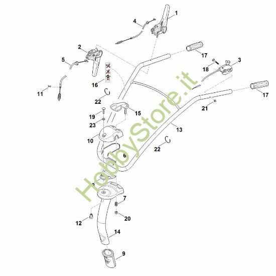 Picture of A - Manubrio HB 585.1