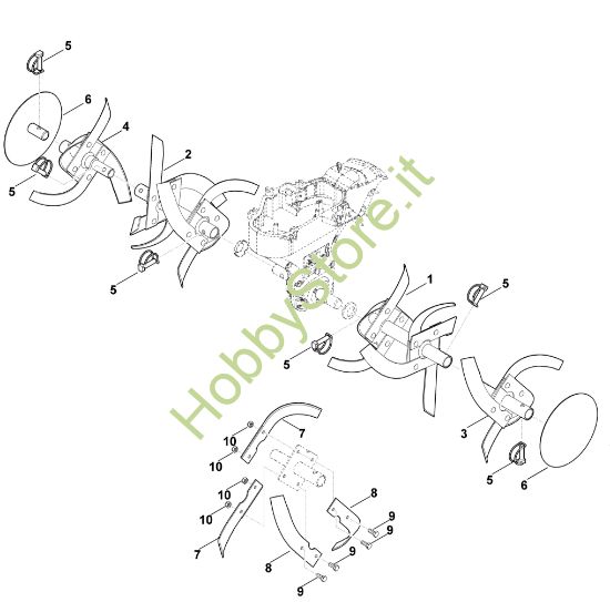 Picture of F - Set di zappatura HB 685.0