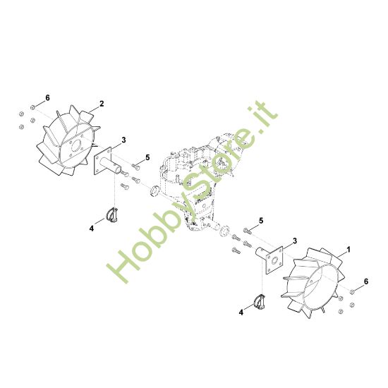 Picture of A - Ruote metalliche AMR 030