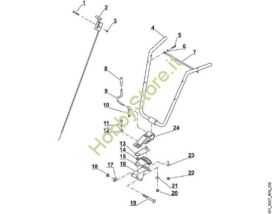 B - Manubrio VH VH 550 della marca Viking