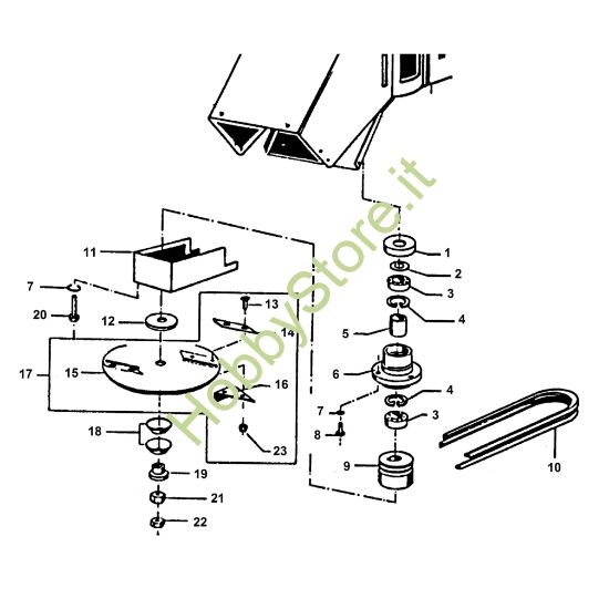 Picture of E - Gruppo lame -2 AB 4080 S