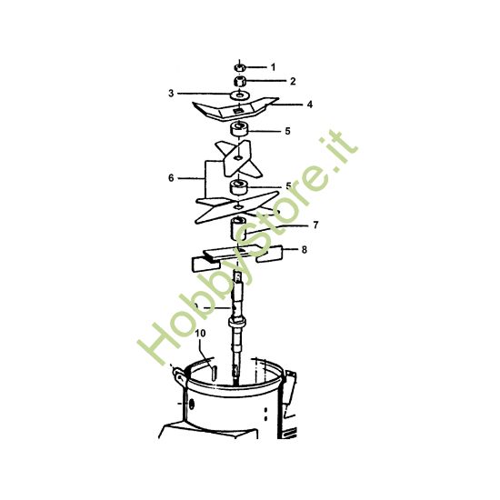 Picture of D - Gruppo lame - 1 AB 4099 SE