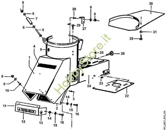 B - Corpo AZ AZ 4000 S della marca Viking