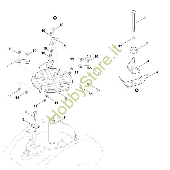 Picture of E - Set lame (triturazione) GB 460.1