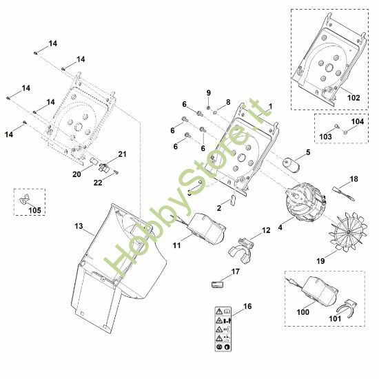 Picture of B - Corpo, Elettromotore GE 103.1