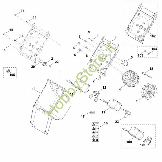 Picture of B - Corpo, Elettromotore GE 105.1